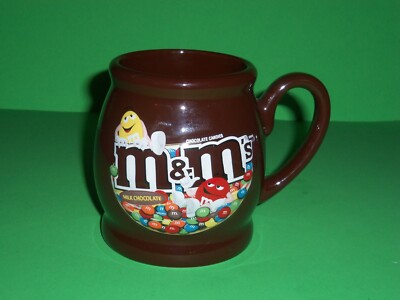 Mars 2014 M&M's World Brown Milk Chocolate Ceramic Mug