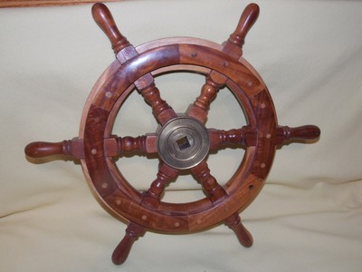 Wheels Wooden Boat Steering Wheel Nautical
