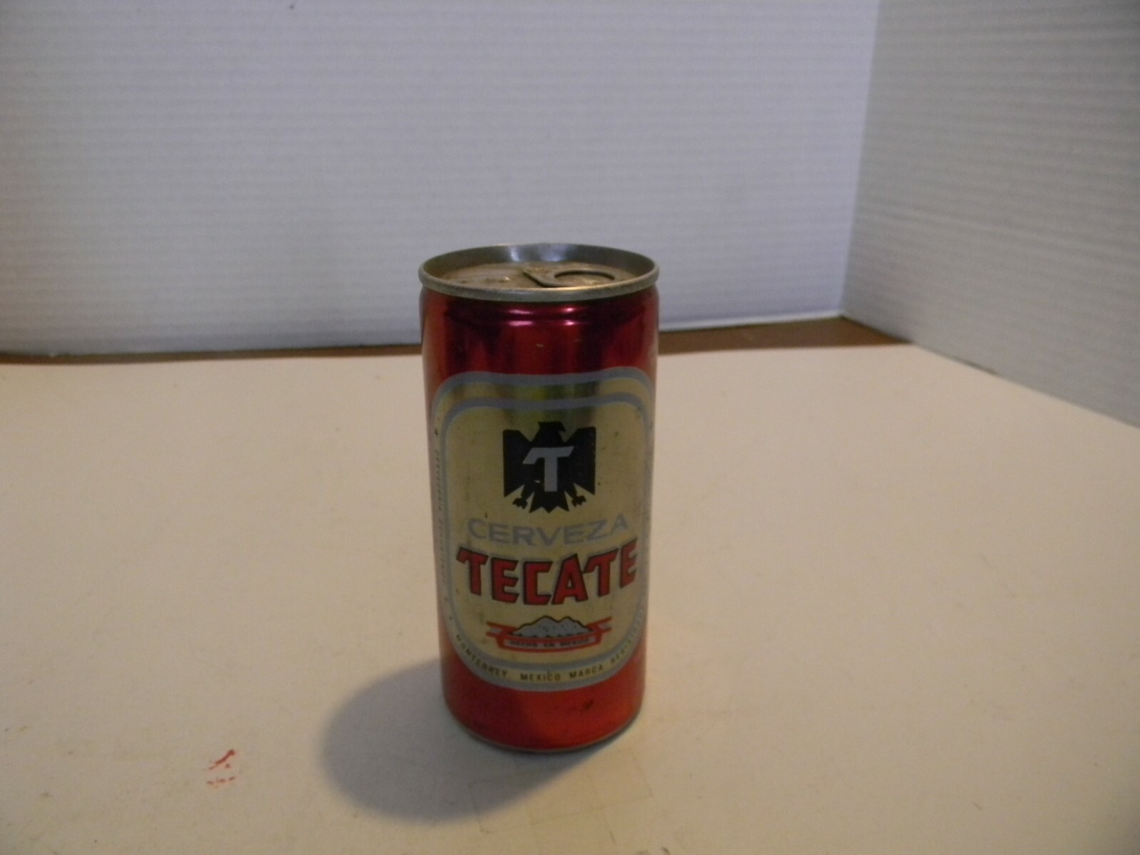 TECATE MEXICO BEER ペッパー　入れ　メキシコ　調味料入れ　中古 Vintage Steel Beer Can Cerveza Tecate Mexico Eagle Dented