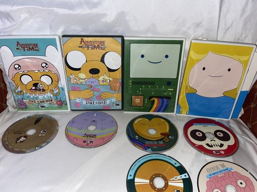 Adventure Time kids DVD lot of 4. Season 1,3,5, And 6. Only