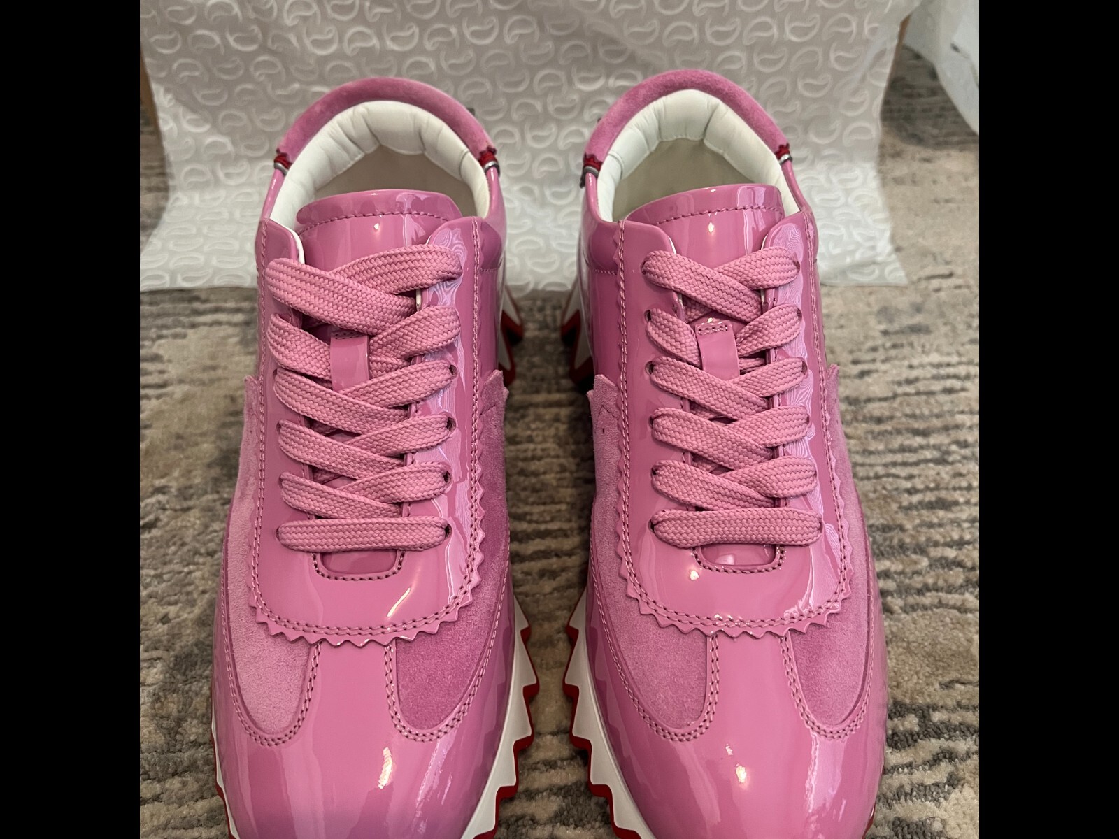 NEW 2023 CHRISTIAN LOUBOUTIN LOUBISHARK DONNA SNEAKER GUMMY NEW 2023 CHRISTIAN LOUBOUTIN LOUBISHARK DONNA SNEAKER GUMMY
