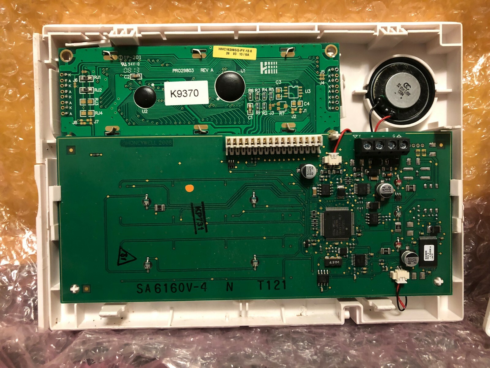 Honeywell Ademco 6160V Talking Voice Alpha Programming Keypad NO Message Center