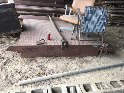 Forklift Loading Dock Plate Ramp 20k Pounds Capacity