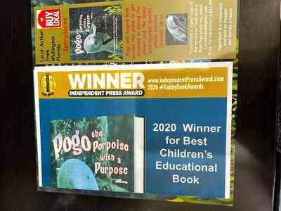 Pogo the Porpoise with a Purpose: A Serious Appeal to Kids for Ocean Life SIGNED