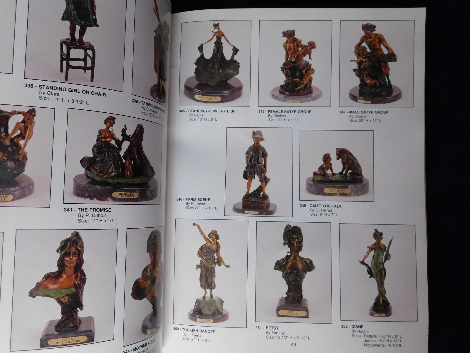 Henry Bonnard Bronze Company Catalog - Hundreds of Photos of Bronze Sculptures