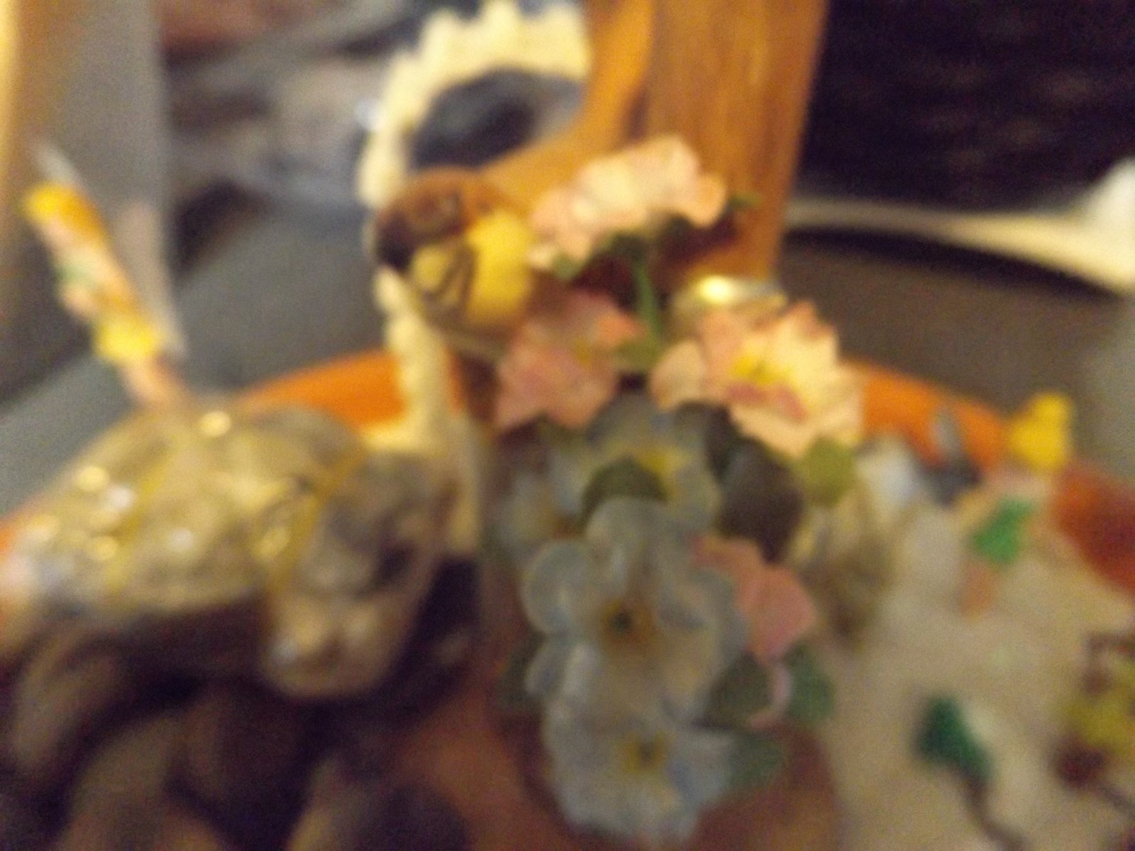 handmade fairy garden kit/complete with pot/fairies rocks.