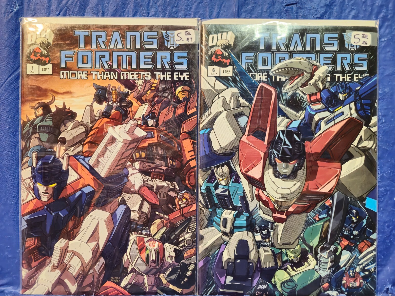 Transformers More Than Meets The Eye #6 & 7, IMAGE COMICS