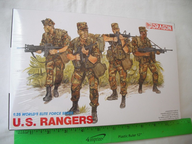 Dragon Models 3004 U.S. Rangers, Elite Force, Military Model