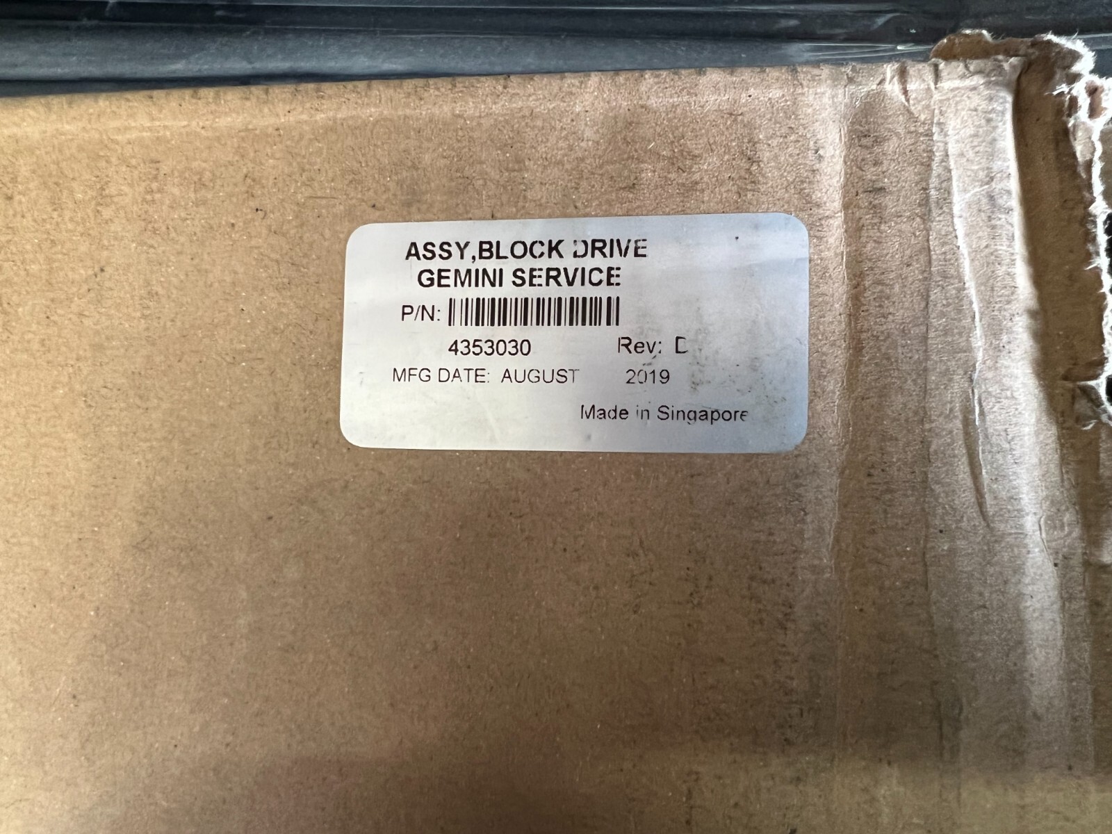 Thermo Applied Biosystems 4353030 Block Drive Assembly Gemini Service ABI 7500