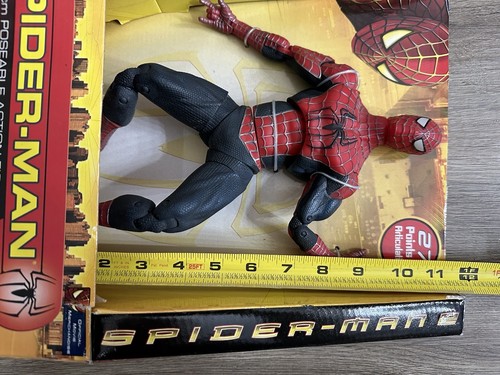 Vintage Spider-Man 2 Poseable 12&rdquo; Action Figure Toy Biz 2004 New
