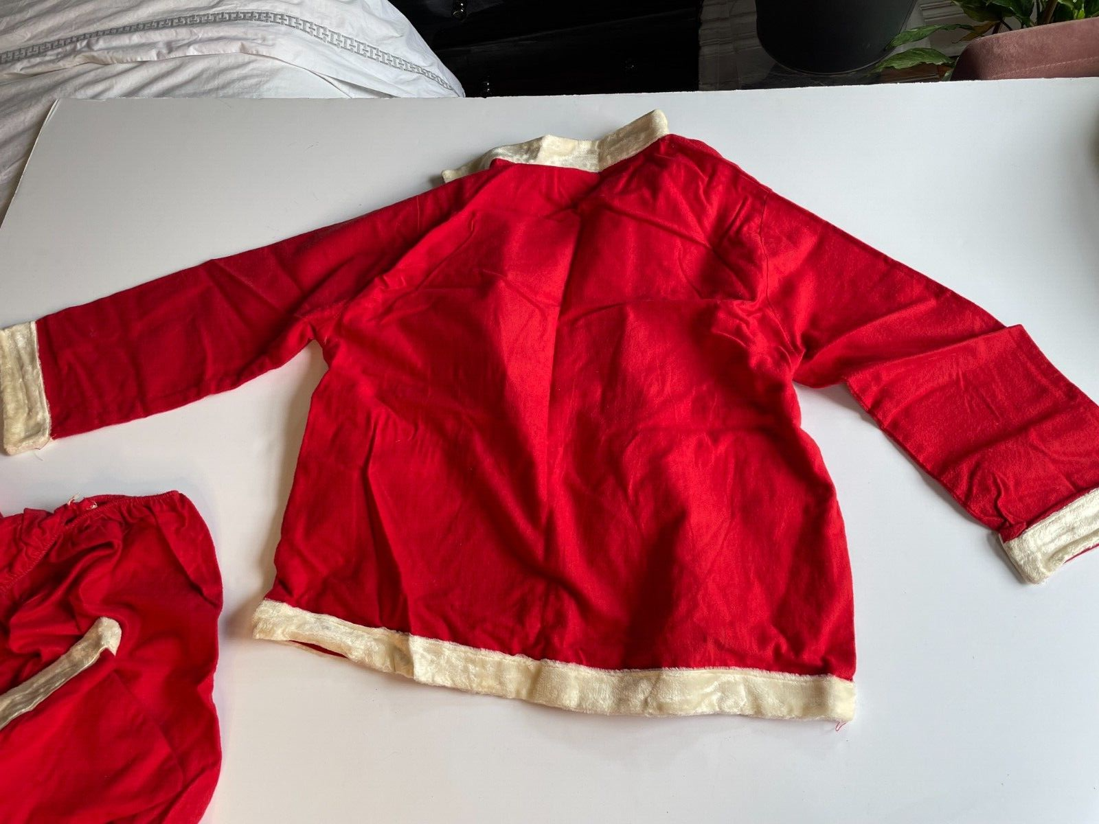 Vintage Santa Claus Costume Outfit Suit 1960s Pants Hat Jacket Boots Adult