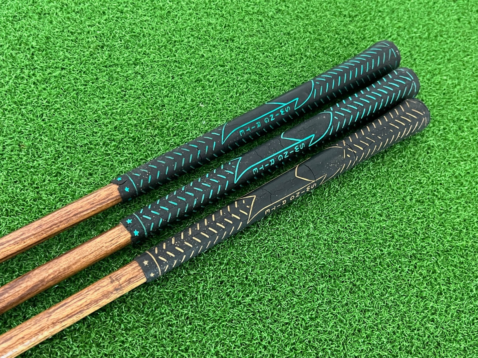 CHICAGO CLASSIC CASTWOOD 1 3 5 WOOD SET Right Handed Wood Grain Shafts Stiff