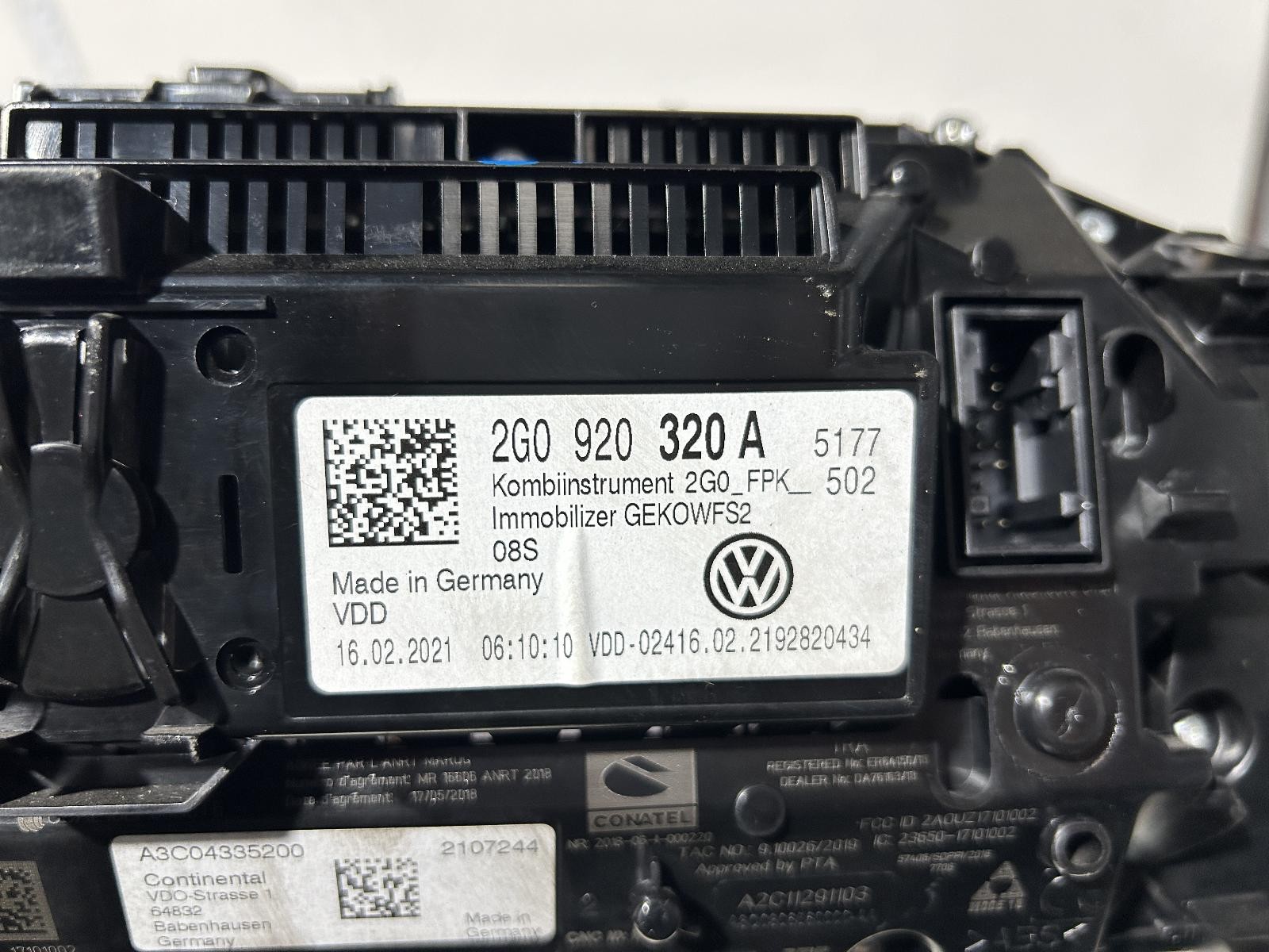 Volkswagen T-Cross Instrument Cluster C1 01/2020-2025 - thumbnail 5