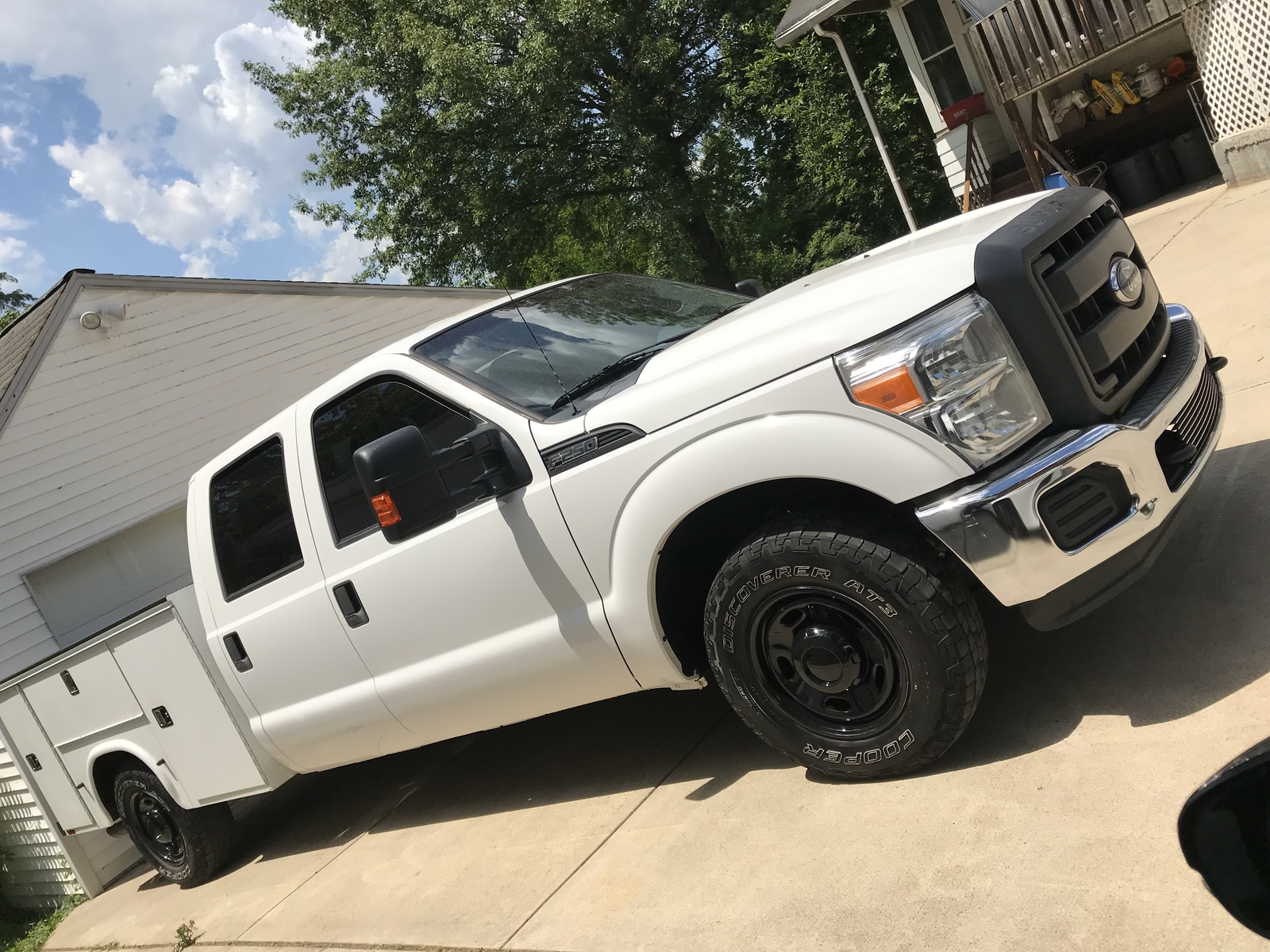 20102023 Ford F250 F350 XL Super Duty 17" Black Wheel Skins Rim Covers