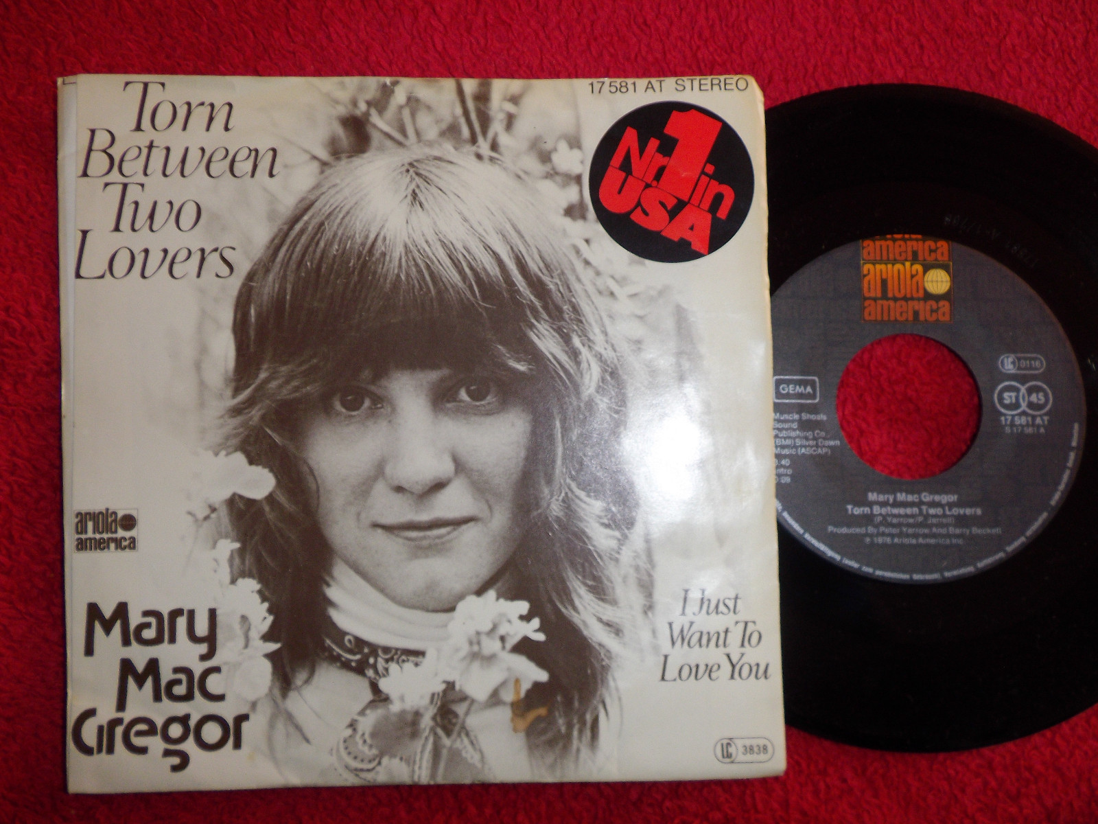 Mary MacGregor – Torn between two lovers / I just want to love you (7″-Single, 1976)
