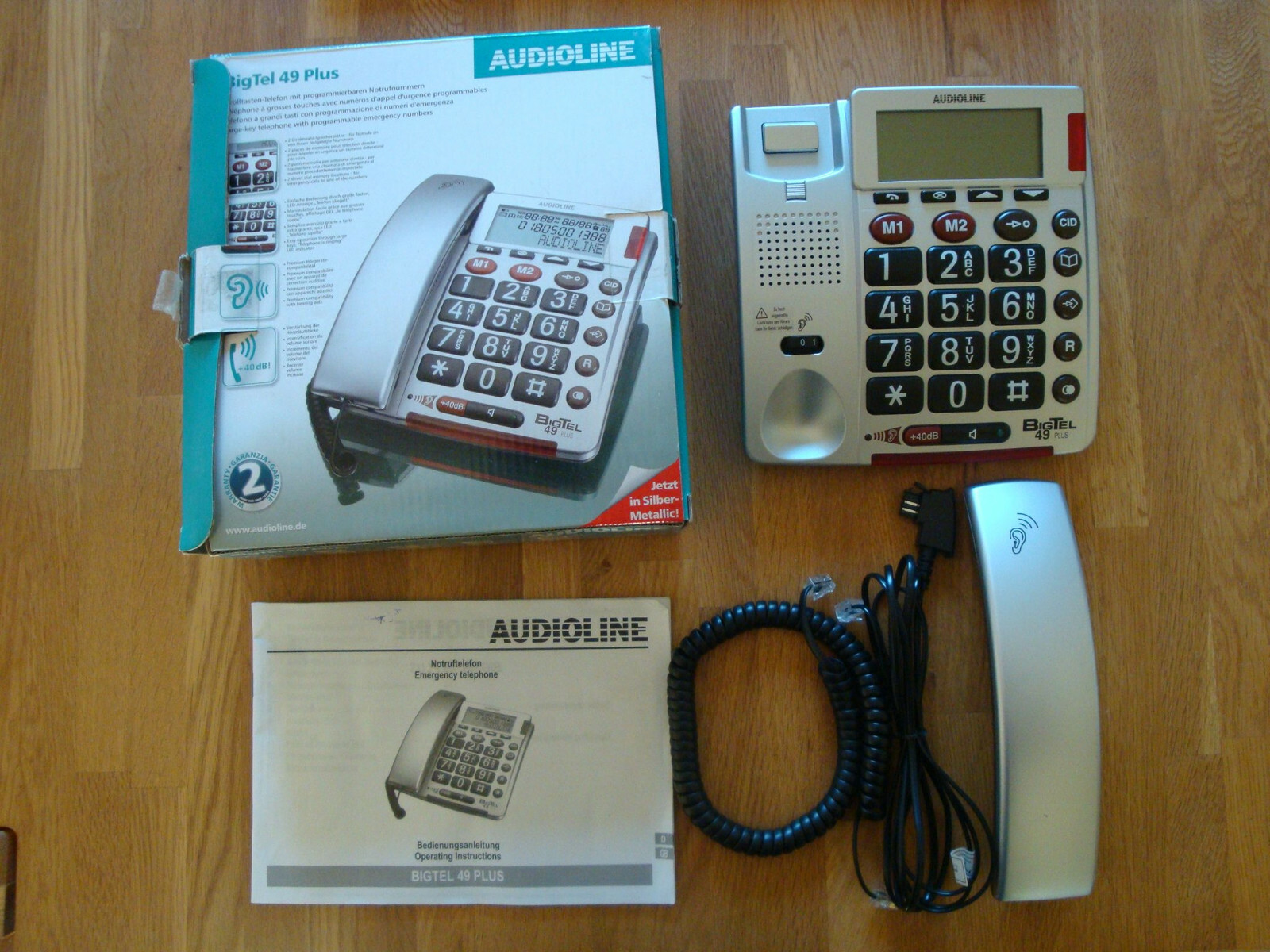 Seniorentelefon Audioline BigTel 49 Plus, guter Zustand