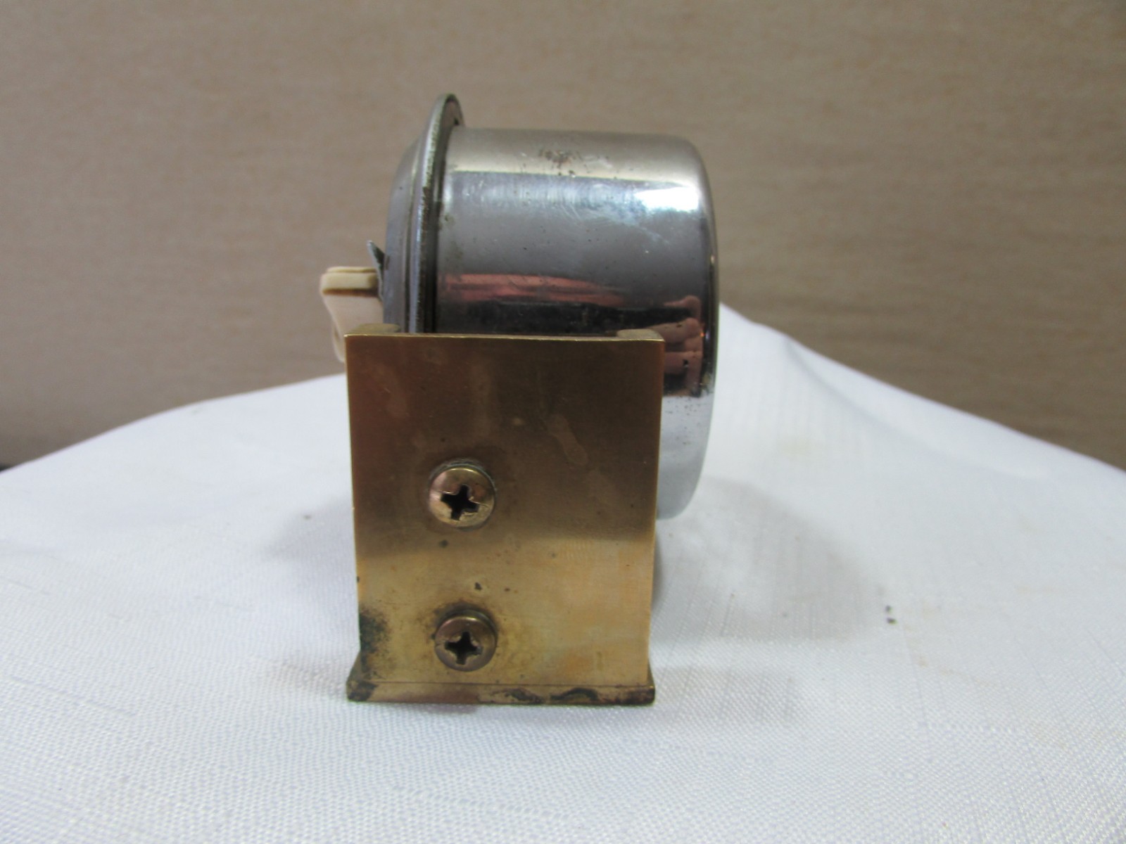 Vintage steel Egg Timer with Brass base unique