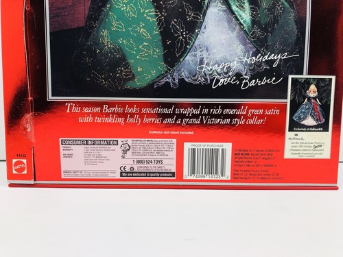 1995 Happy Holidays Special Edition Christmas Barbie (1)4123-Unopened/Box Worn