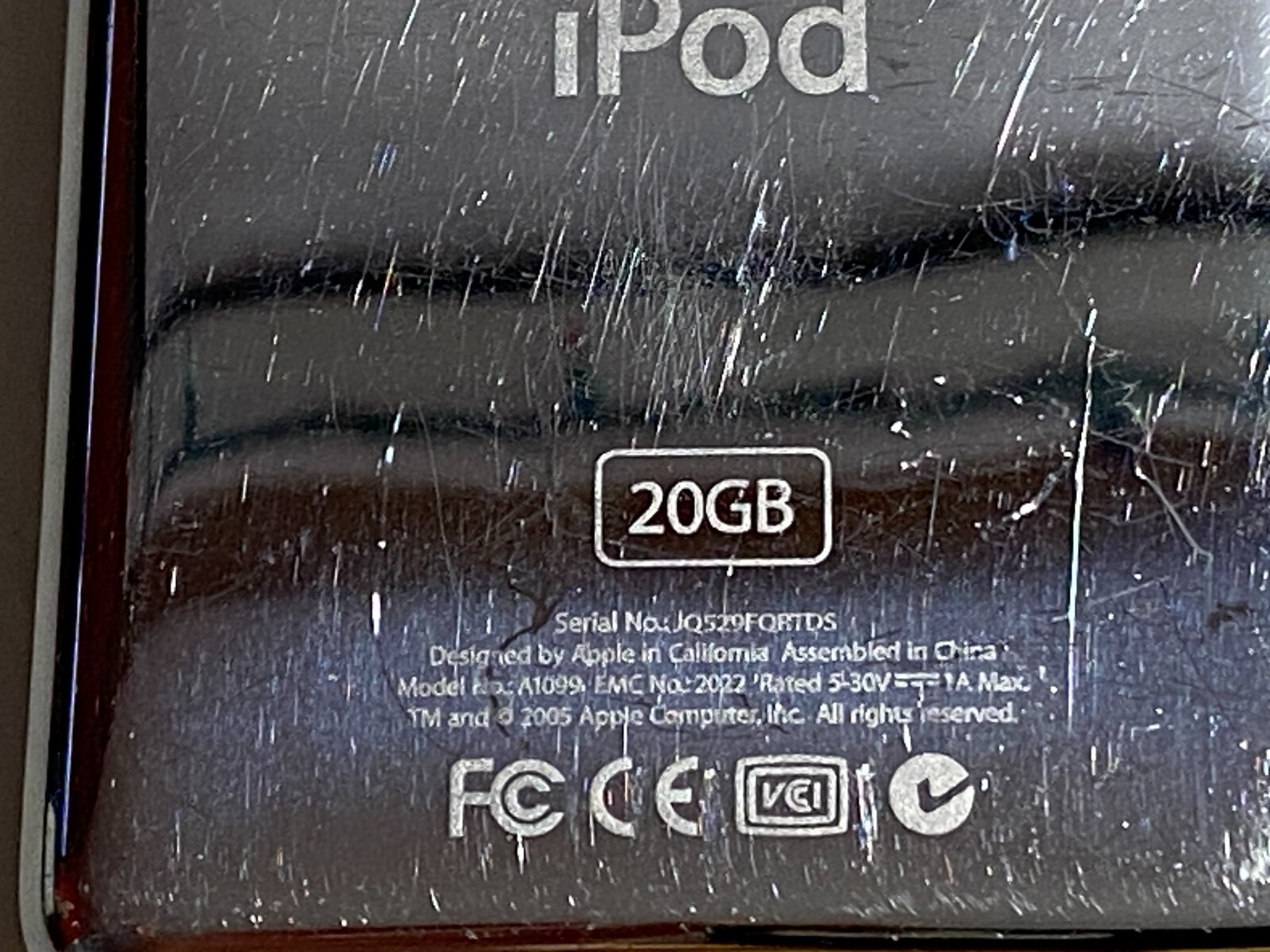 iPod Photo 4th Generation 20gb A1099 w/ Original Box - Apple