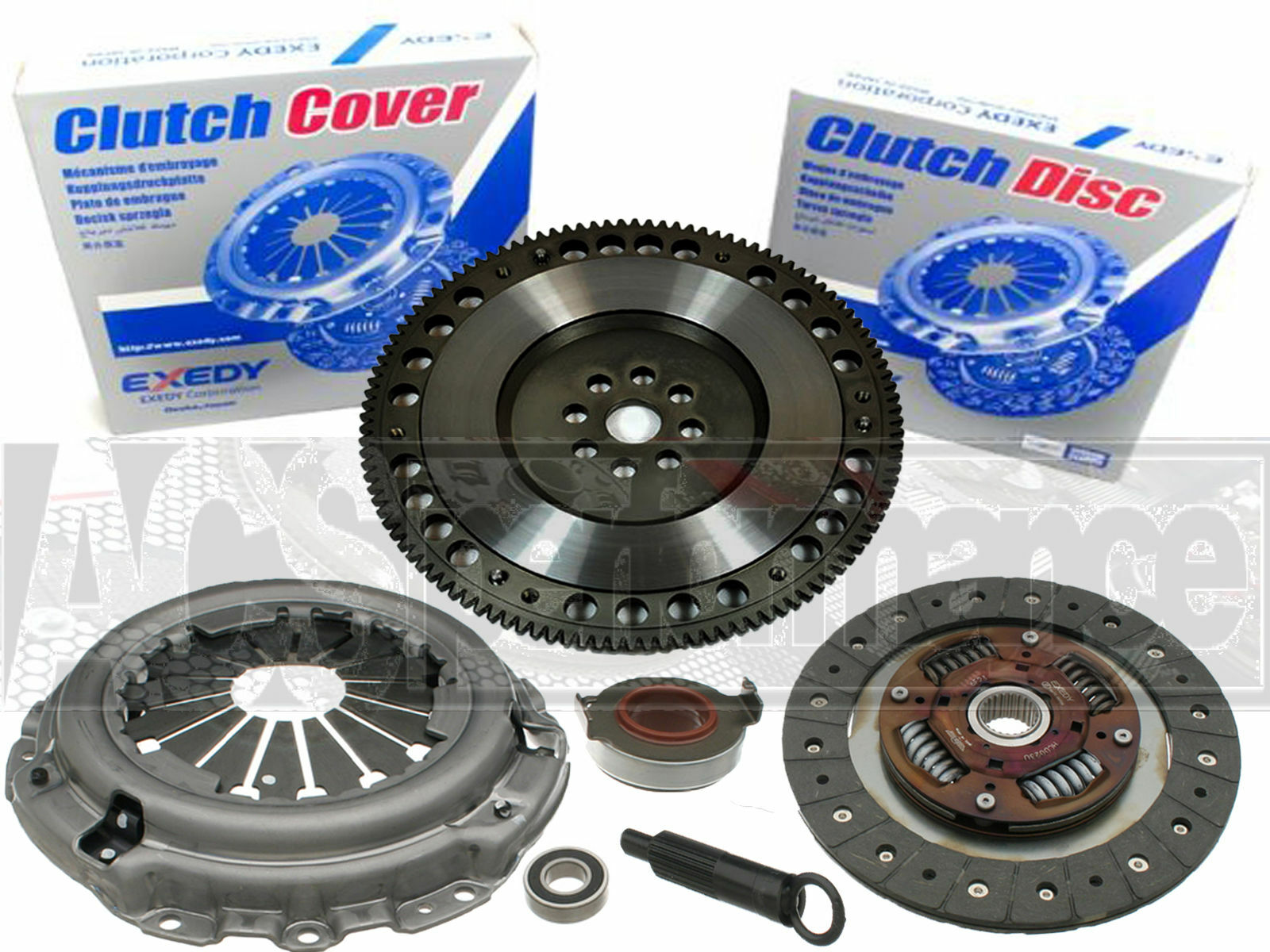 EXEDY PRO-KIT CLUTCH + ACS RACE FLYWHEEL Fits 02-06 ACURA RSX 02-11 CIVIC SI