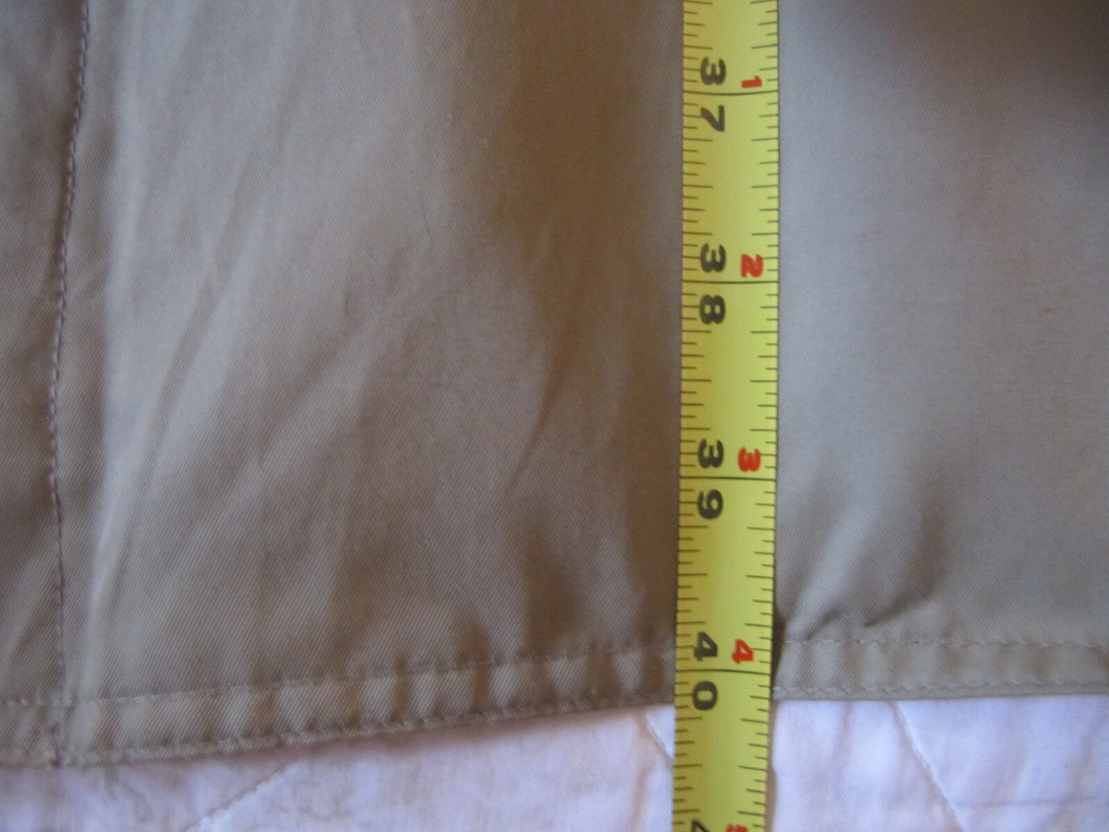 Women's Saks Fifth Avenue French Long Rain Coat With Collar and Hood, XL, Camel
