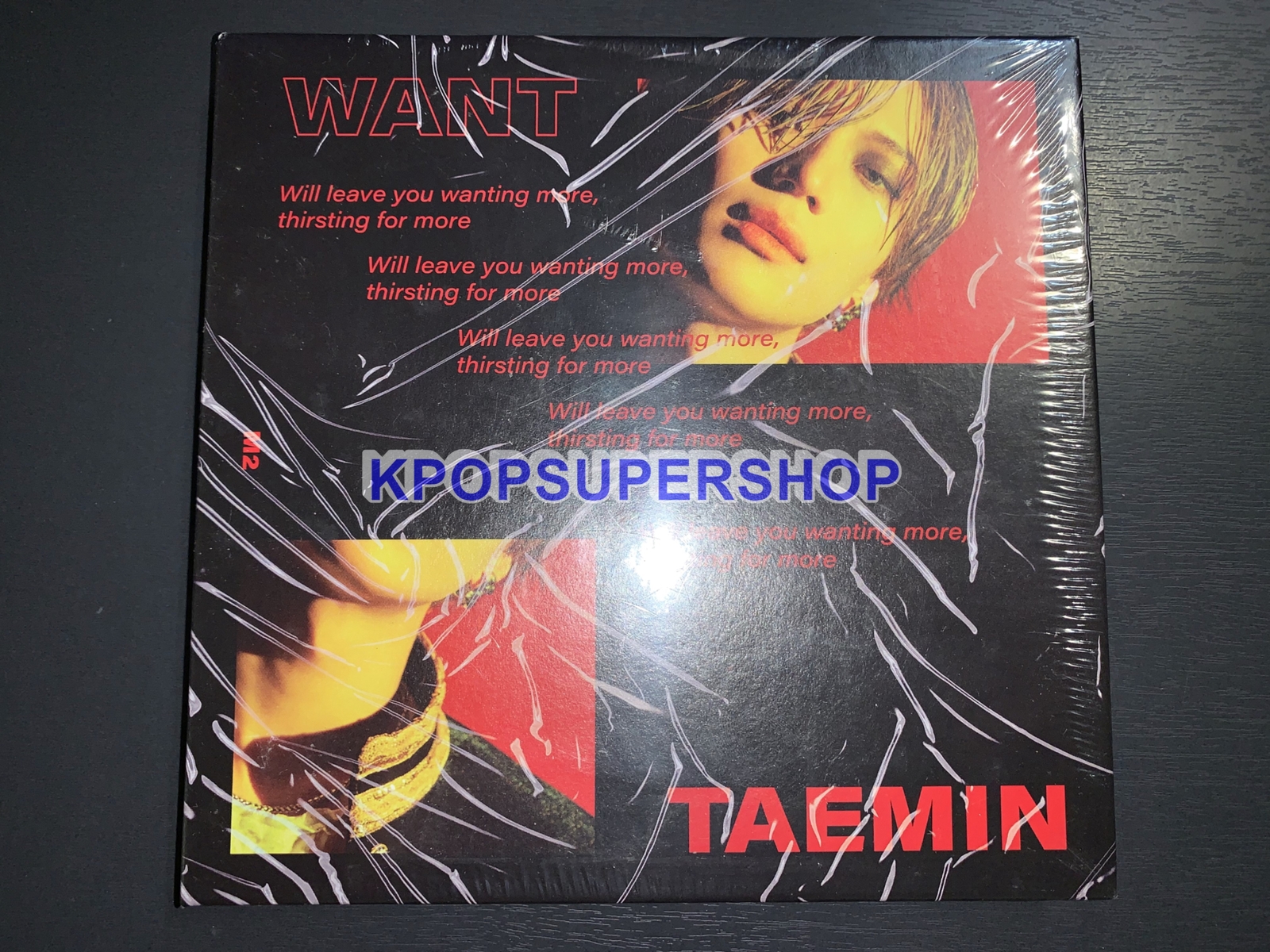 Taemin 2nd Mini Album Want CD Photocard More Ver. New Sealed