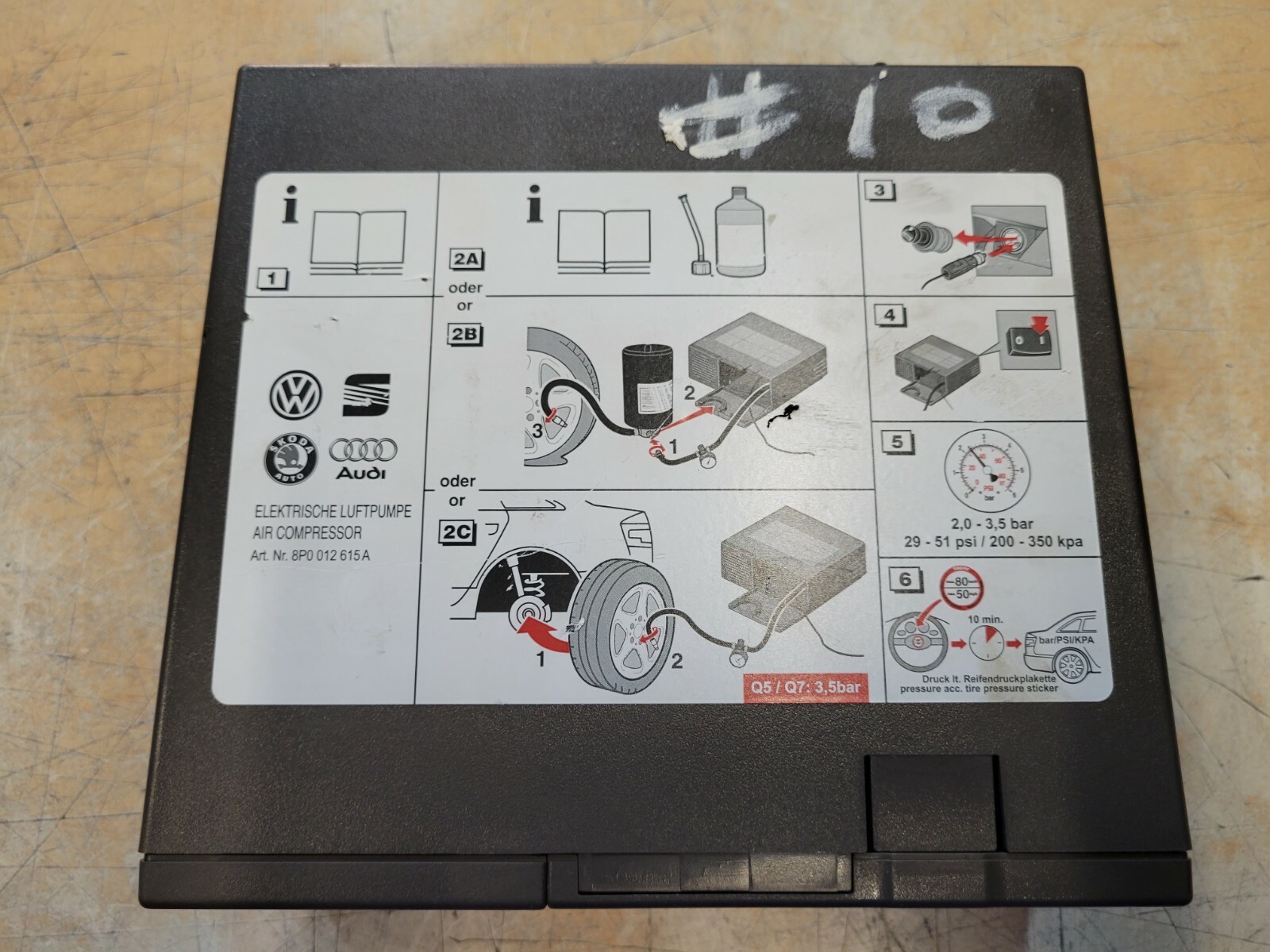 Fix Flat Mobility Inflator Fit All Models