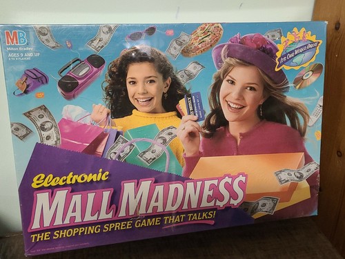 即購入可☆未開封MILTON BRADLEY ジグソーパズル1971年アメリカ製 1996 Mall Madness ELECTRONIC Milton Bradley NEW SEALED