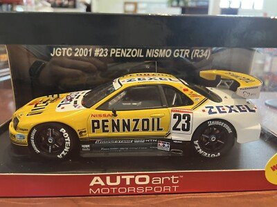 オートアート1/18 2001 PENNZOIL GTR R34 ZEXEL