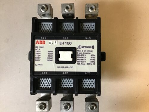 ABB EH150 Contactor with 120 Volt Coil