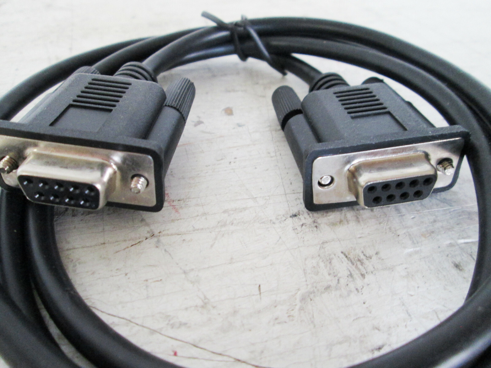 4ft Null Modem Serial DB9 Female RS232 RS-232 9-Pin Female to 9-Pin Female Cable