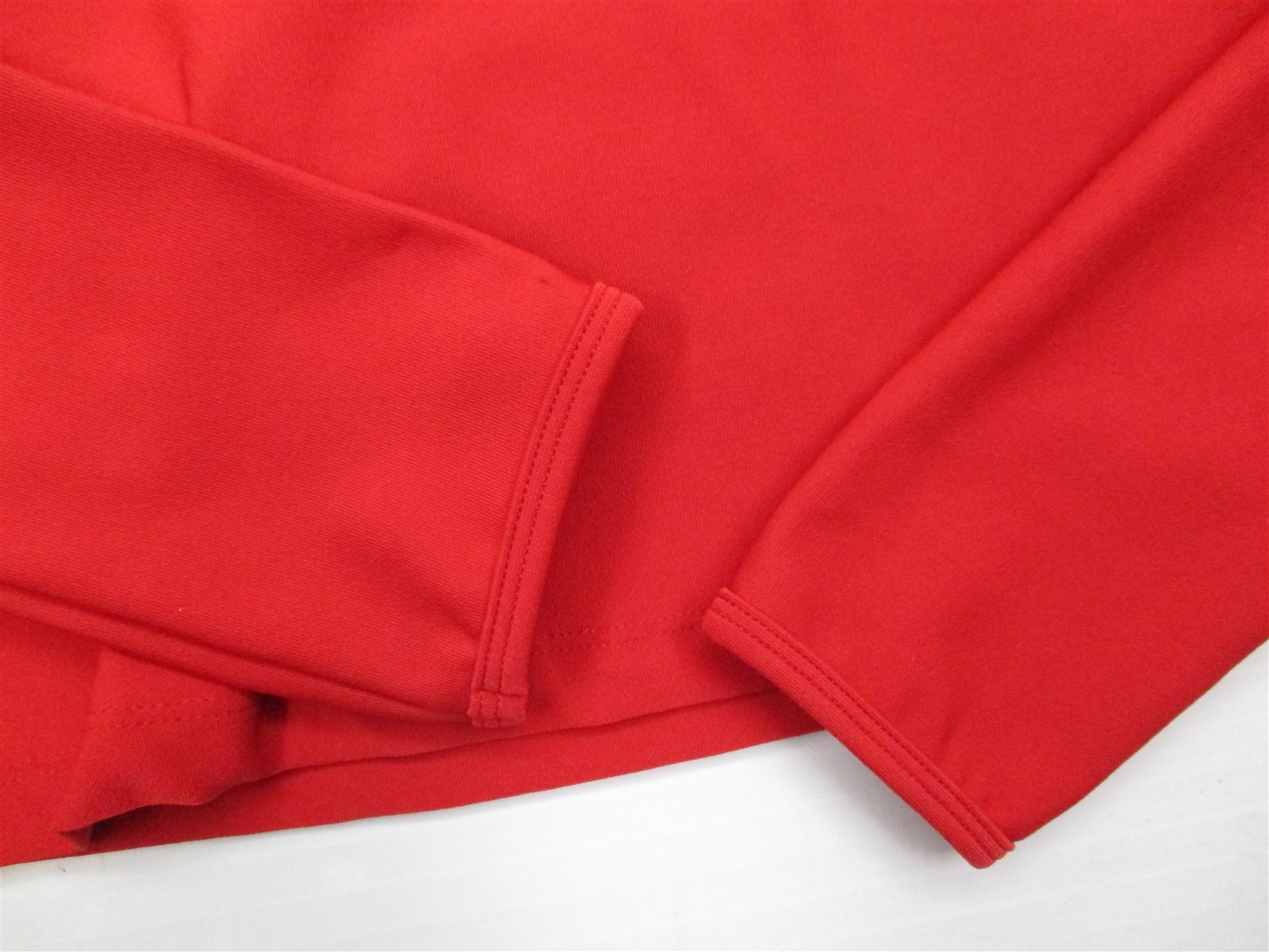 NIKE #K3027 Girls Size L Dri-Fit Running Breathable Athletic Red Track Jacket