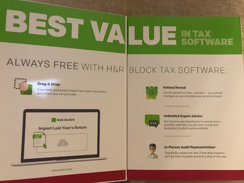 H&R Block Tax Software Premium & Business 2017 Windows