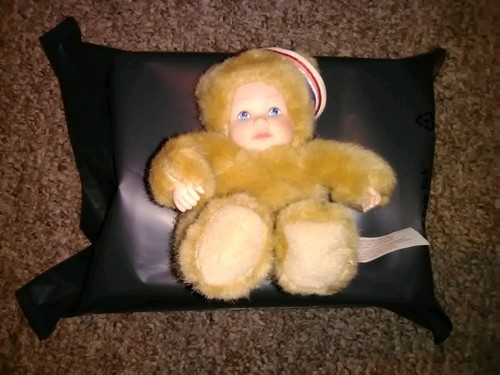 Anne Geddes Collection Adorable Baby Bear In Hat EUC Collectable