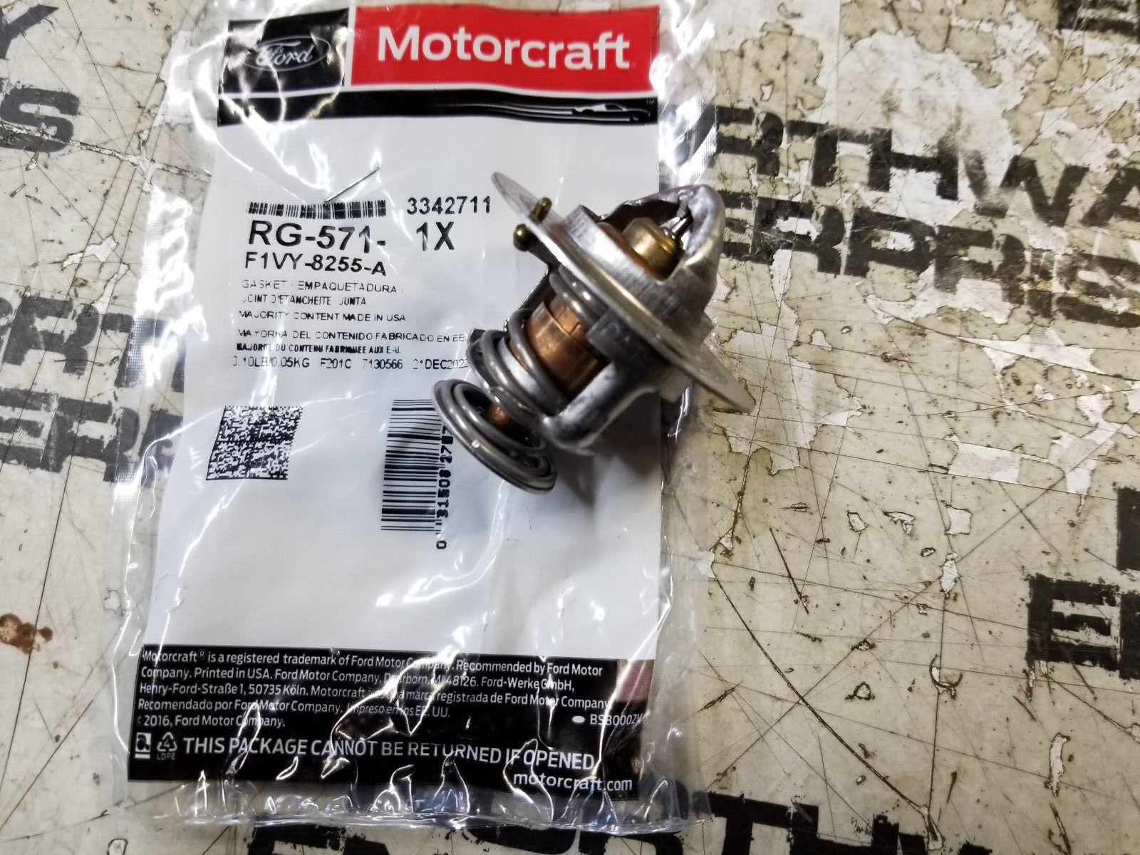 MOTOCRAFT RT-1195 THERMOSTAT 7C3Z-8575-B - Picture 1 of 6