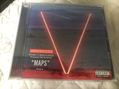 V Jewel Case EXPLICIT - Audio CD By Maroon 5 - BRAND NEW SEALED EXPLICIT VERSION
