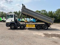 MAN/ ERF TGS 32.400 8X4 STEEL BODIED TIPPER 