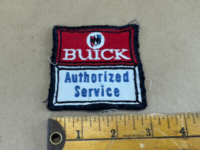 Vtg Buick Authorized Service Jacket Patch General Motors Car Automobile 3'' a