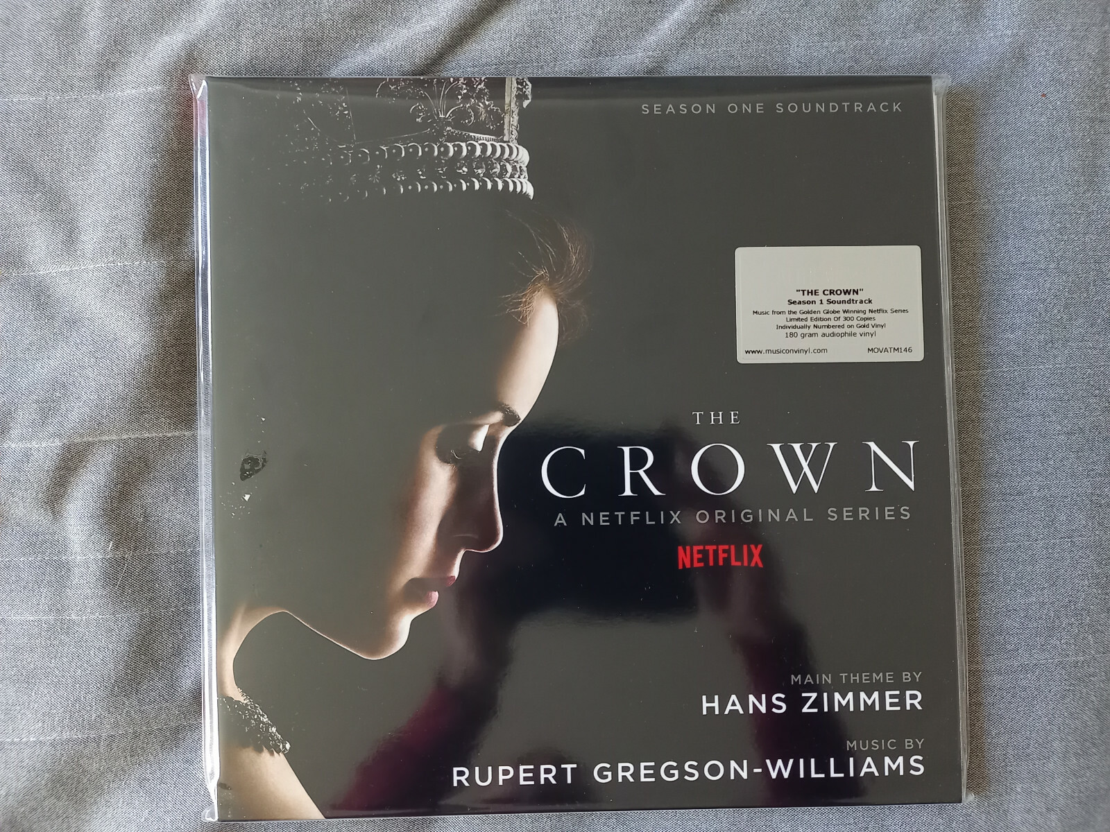 欧2LP Hans Zimmer, Rupert Gregson-Wi The Crown: Season One Soundtrack MOVATM146 Music On Vinyl /00660 Hans Zimmer, Rupert Gregson-Williams ‎– The Crown (Season
