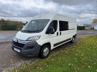 2017 CITROEN RELAY 2.0 BLUEHDI 130BHP ENTERPRISE CREW VAN CAMPER EURO 6 EX MOD