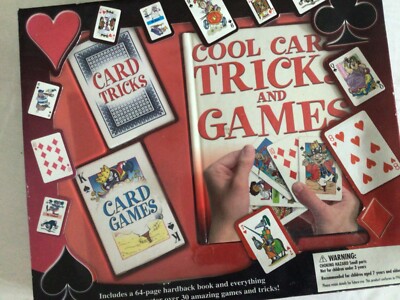 CARD TRICKS And GAMES - 64 Of Hardback Book Over 30 Amazing Games & Tricks