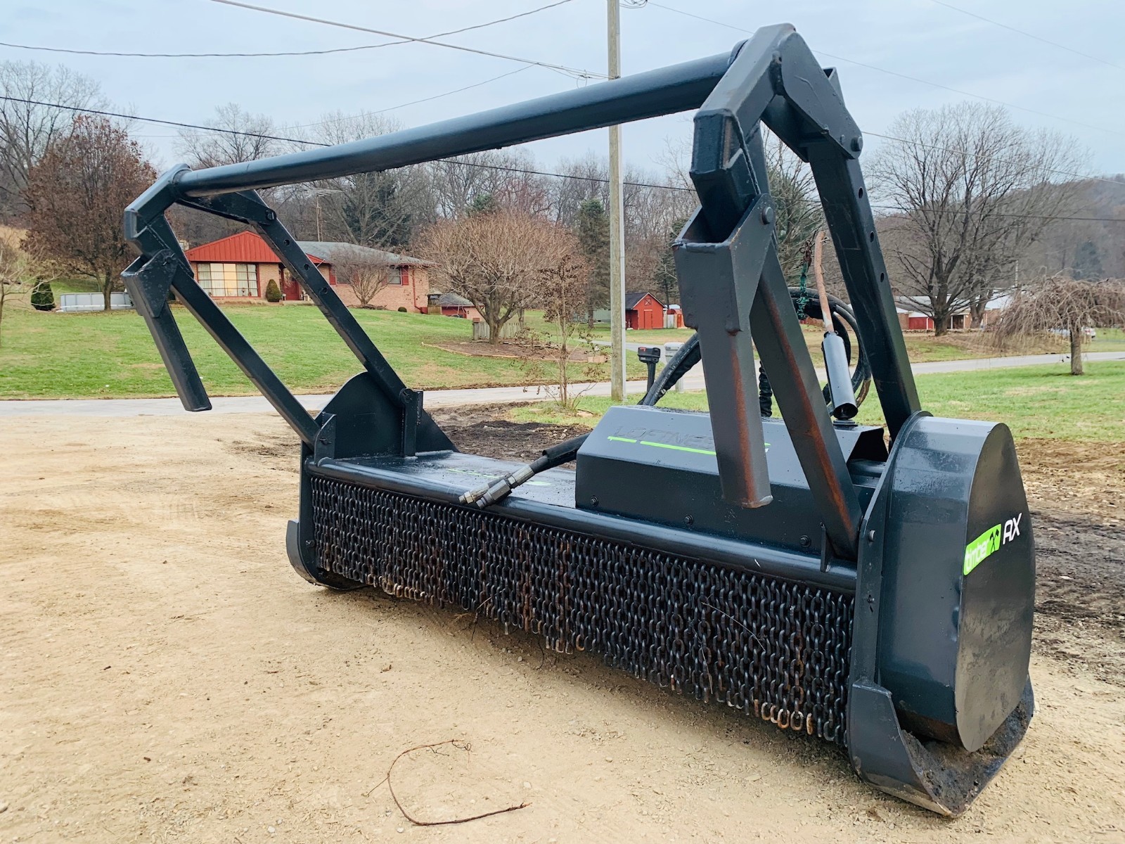 LOFTNESS TIMBER AXE 73AX MUCLHING HEAD SKID STEER TREE GRINDER ATTACHMENT