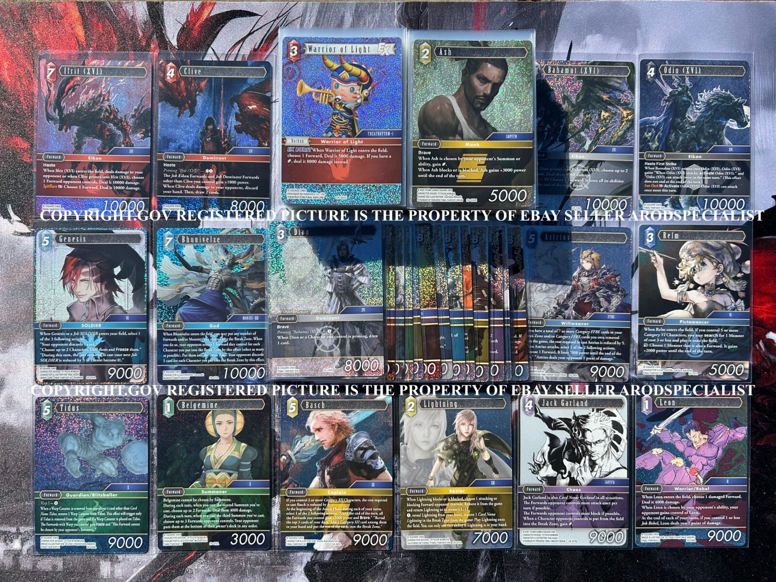 FINAL FANTASY TCG FFTCG OPUS XXIV 24 HIDDEN LEGENDS COMPLETE FINAL FANTASY TCG FFTCG OPUS XXIV 24 HIDDEN LEGENDS COMPLETE