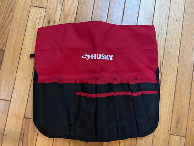 NEW Husky Bucket Jockey TOOL STORAGE CADDY 46 Pockets BLACK w/ RED 5 Gallon NWOT
