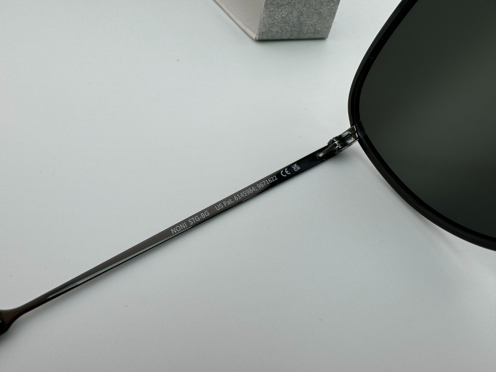 Pre-owned Maui Jim Noni Mj 854-02 Titanium Gunmetal Neutral Grey Polarized Sunglasses