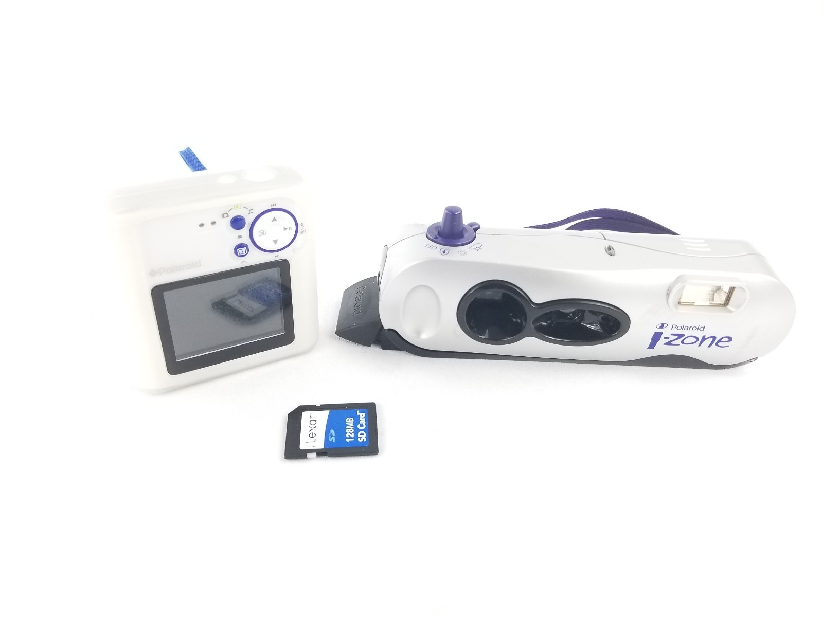 Polaroid I Zone Instant Pocket and Izone 550 Bundle Lot Set