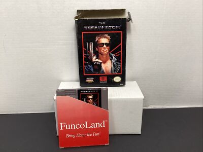 The Terminator (Nintendo NES, 1992) CIB Complete w/ Manual Tested