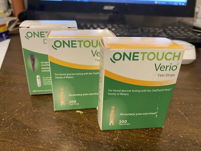 OneTouch Verio Glucose Blood Test Strips - 200 Total