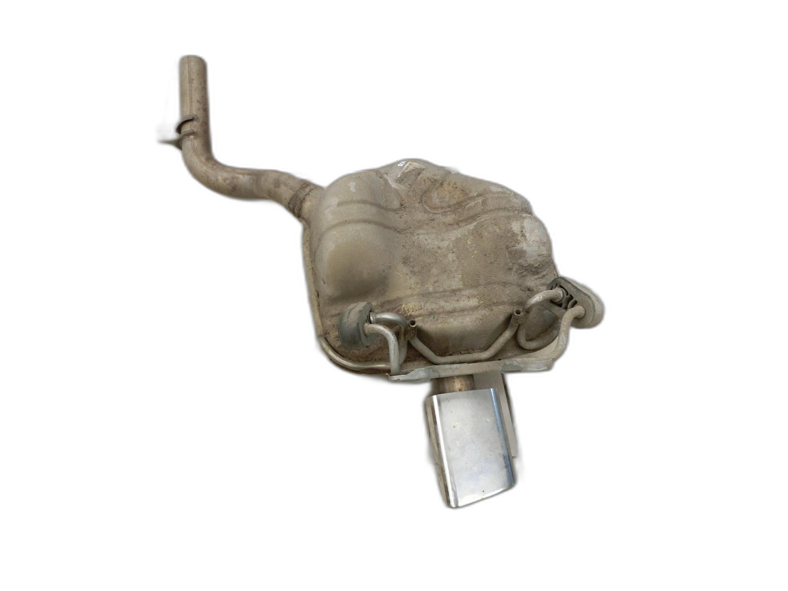 Mercedes X204 GLK 09-15 3,0 170KW Endtopf Nachschalldämpfer Auspuff Rechts Hinten  - Bild 1