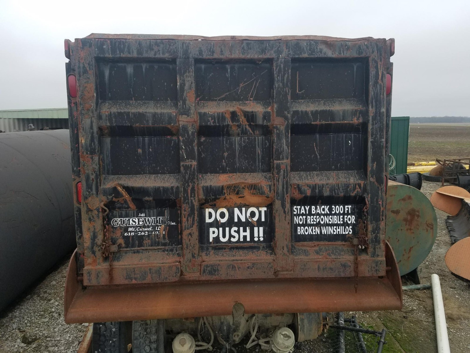 Large Complete Dump Truck Bed